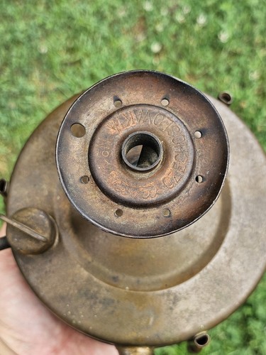 Meva No. 1 Brass Backpacking Camp Stove Old Czechoslovakia Made Parts Repair - Picture 8 of 16
