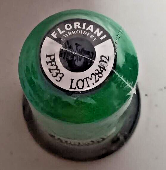 New in PackageFloriani Machine Embroidery Thread Irish Green PF0233