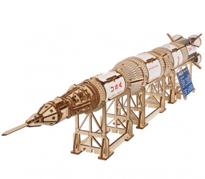 NASA Saturn V UGears 3d Modellbausatz Holz 70257 Geschenk Weltraumfans bestellen