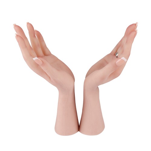 Realistic Silicone Hand Model Build-in Bone Simulation Women Hand Mannequin 29CM - Picture 7 of 12