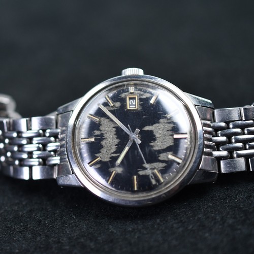 IWC Ingenieur 866AD 1970's Blue Dial Gay Freres Beads of Rice 37mm Cal 8541 Auto - Picture 10 of 17
