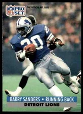 1991 NFL Pro Set Football Singles-You Pick Your Cards