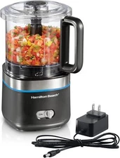 Powerful Cordless Mini Food Processor Vegetable Chopper 4 Cup Fast Recharging