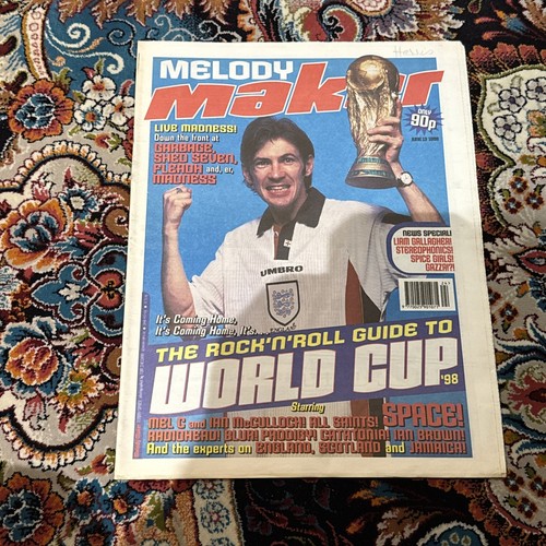 MELODY MAKER MAGAZINE JUNE 13 1998 - SPACE GARBAGE SHED SEVEN MADNESS MEL C