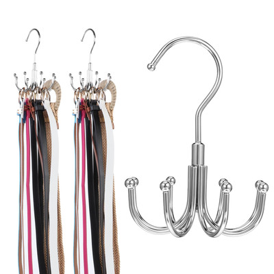 2Pcs Belt Hanger, Rotatable Belt Organizer for Closet, 360° Rotatable Max 16 ...