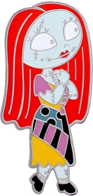Monogram - Enamel Pin - Disney - NBC - Sally - Cute Embossed Lapel Pin Badge