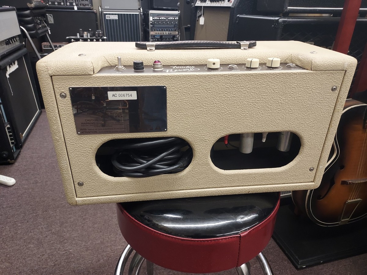 1994 Fender '63 Tube Reverb Unit Reissue Blonde Oxblood PR263 6G15
