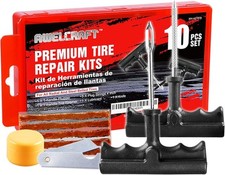 Economical Tire Repair Kit to Fix Punctures and Plug Flats, 10-Piece 10PCS