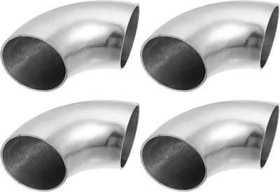 4Pcs OD 2 Inch 90 Degree Mandrel Bend Elbow SS304 Stainless Steel Be