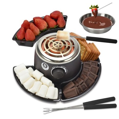 SANLE SOPFFY 2 in 1 S'mores Maker & Fondue Pot,S'mores Maker Tabletop Indoor ...