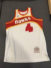 MITCHELL & NESS Hardwood Classics  Spud Webb  Atlanta Hawks (1986-1987) Size XL
