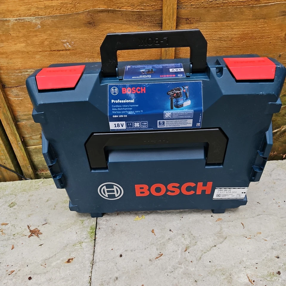 Bosch GBH18V-22NCG 18v Body Only BL SDS+ Rotary Hammer Drill & LBoxx 0611924001 - Image 2 of 2