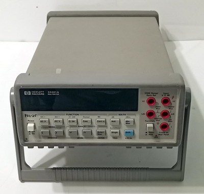Hewlett-Packard HP/Agilent 34401A 6+1/2 Digit Benchtop Digital Multimeter DMM