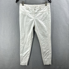 Veronica Beard Zipper Bottom Ankle Pants Womens 2 Skinny Quiet Luxury READ