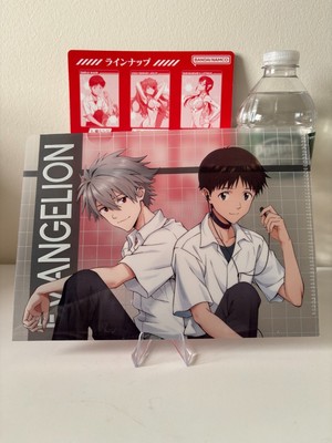 Evangelion Shinji Ikari & Kaworu Nagisa Clear File Folder   Bandai Namco Officia