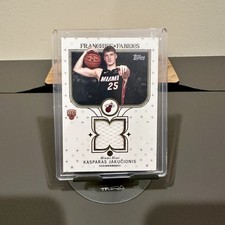 2025-26 Topps Kasparas Jakucionis RC Franchise Fabrics Rookie Patch SP Rare