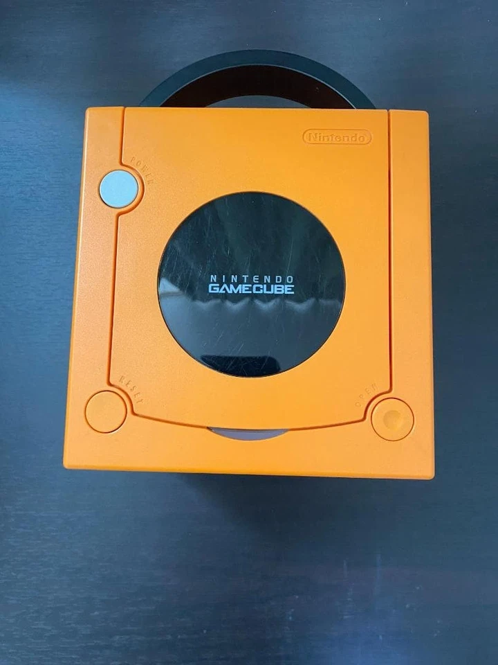 Nintendo GameCube Orange Console Japan Color System Model Original Edition - Image 4 of 4
