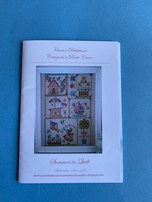 Kreuzstichvorlage '' Summer in Quilt'' von Cuore e Batticuore