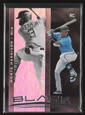 Monte Harrison 2021 Panini Chronicles #3 Black Miami Marlins