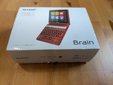SHARP Brain PW-SB1-R Electronic Dictionary English Japanese Red Model Used Japan