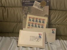 SUGAR RAY ROBINSON First Day of Issue "2006" Set of (3) Mint Stamps & Envelopes