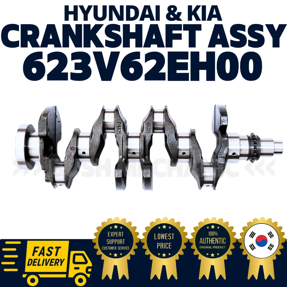GENUINE OEM Hyundai Kia Crankshaft Assy 623V62EH00 Soul Forte Optima 2012-2020 - Image 1 of 1