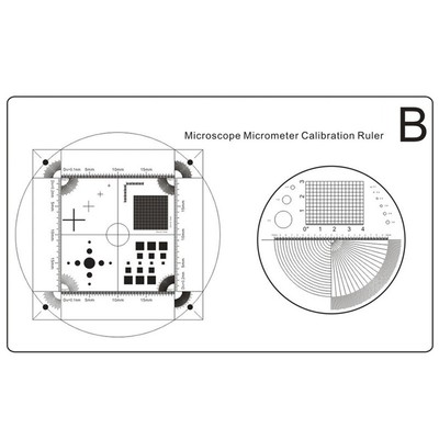 Mikroskop Kalibriermikrometer mit flexiblem Design für Messsoftware