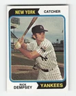 Rick Dempsey 1974 Topps #569 New York Yankees Ex-Mt