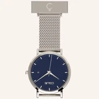 Coluri Nurses Fob Watch - Blue Face, Silver Strap - BNIB - RRP £169