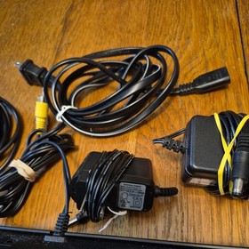 Atari Flashback Black Portable Video Game Home Console With Controllers & wires 