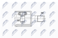 NTY Gelenksatz, Antriebswelle NPW-VV-076
