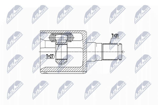 NTY Gelenksatz, Antriebswelle NPW-VV-076-image