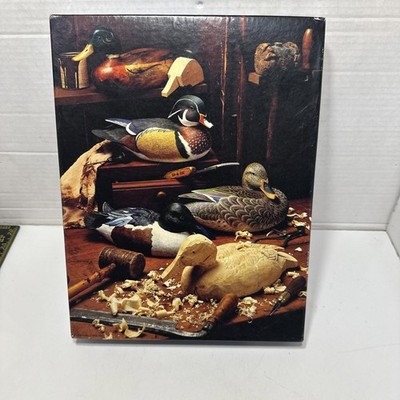 Springbok ''On A Winter Afternoon'' Duck Decoy Wood Carvings COMPLETE Vintage