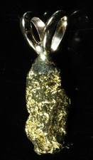 #601 Alaskan-Yukon BC Natural Gold Nugget Pendant 1.00 Grams Authentic 6875.42 per troy oz