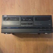 Aiwa FX-W808 Dual Auto Reverse Stereo Cassette Deck Untested-As-is. No Chord