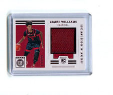 2021-22 Chronicles Draft Encased Swatches Ziaire Williams Rookie Jersey 36/199