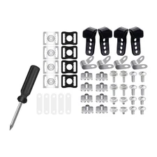 61 Pcs Screws Nuts Wahsers Hockey Helmet Repair Buckle Hardware Kit Spare Parts