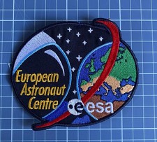 ESA - EUROPEAN ASTRONAUT CENTRE - BADGE SPATIAL – PATCH DE VOL –  Tissu Brodé