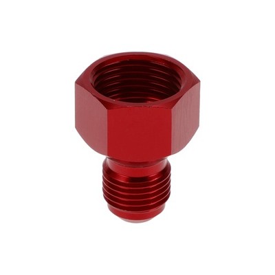 Männlich Flare Reducer Schlauch Fitting Adapter AN8 Buchse auf AN6 Stecker Rot