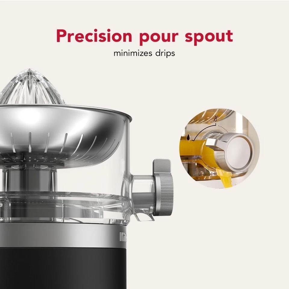 Exprimidor inalámbrico de cítricos KitchenAid Go - la batería se vende por separado KCJR160BM Foto 3 de 4