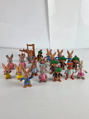 Peter Rabbit Figuren: Cottontail, Lily, Benjamin, Nutkin Actionfigurenset