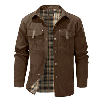 #ad #ad Men#x27;s Jackets Long Sleeved Snap Plaid Shirts Western Cowboy Flannel Lined Shirts $37.99