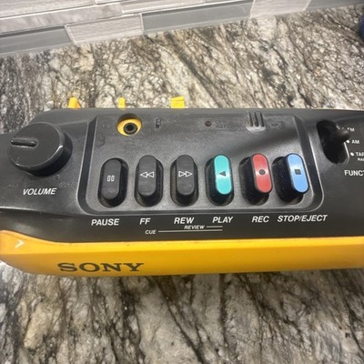 Sony Sports Cfm-101 Water Resistant Am/fm Radio Cassette Player