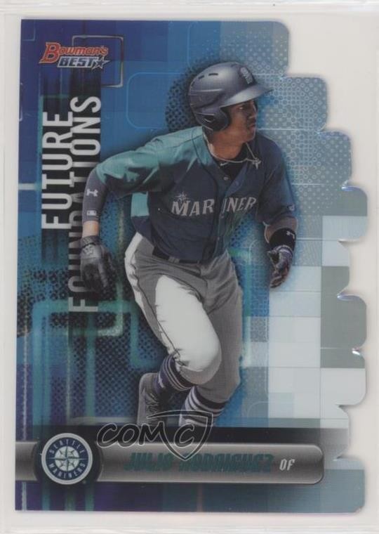 2019 Bowman's Best Future Foundations Die Cuts Julio Rodriguez #JR 12jg