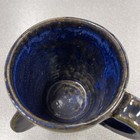 Albert Hodge Face Jug Mug - North Carolina art pottery Blue Multi 4” — photo 8