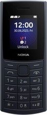 Image of Nokia 110 4G 2nd Edition Dual SIM Black FM Cam C Type IP54 Unlocked Big Button