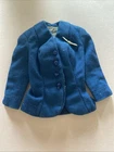 VINTAGE BARBIE STEWARDESS JACKET W/ WINGS PIN