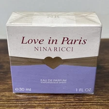 LOVE IN PARIS by Nina Ricci 1 oz Eau de Parfum Spray NOT SEALED
