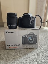 Canon EOS 2000D Camera and extras.