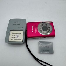 Canon PowerShot SD1200 IS Digital ELPH Pink 10.0MP Camera PC1355 Bundle